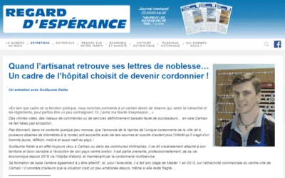 Interviewé par le journal Regard d’Espérance